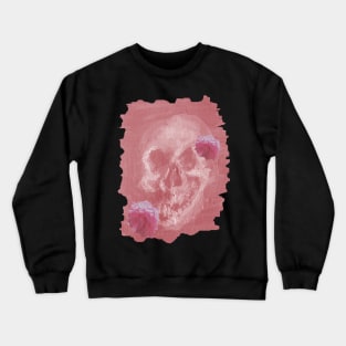 Dusty Rose Skull Crewneck Sweatshirt